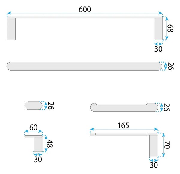 Rea Mati set de accesorii 4 în 1 || REA-05005