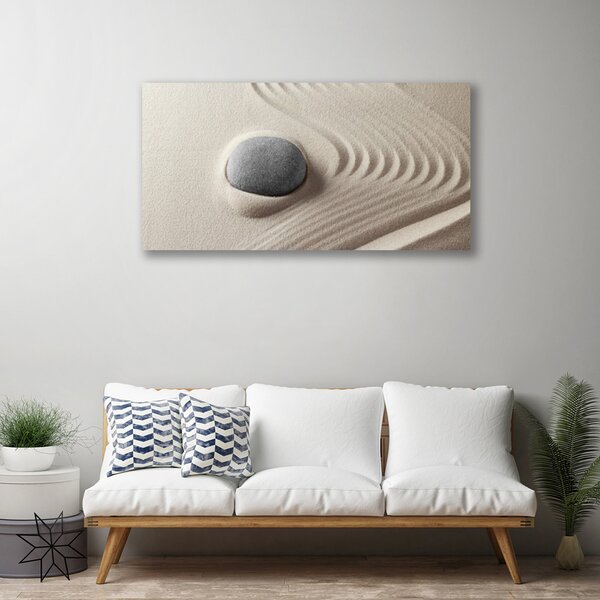 Tablou pe panza canvas Gresii Art Brown Gri