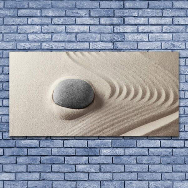 Tablou pe panza canvas Gresii Art Brown Gri