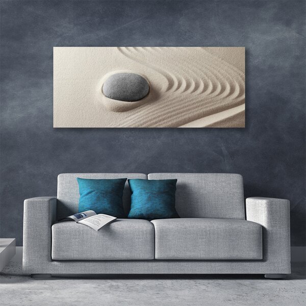 Tablou pe panza canvas Gresii Art Brown Gri