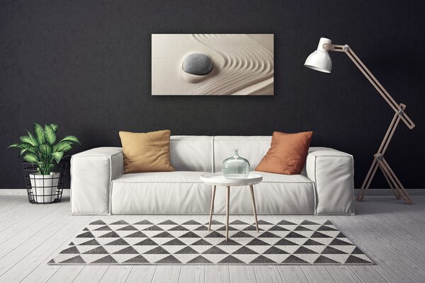 Tablou pe panza canvas Gresii Art Brown Gri