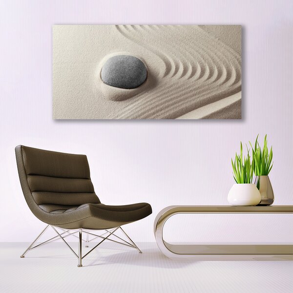 Tablou pe panza canvas Gresii Art Brown Gri