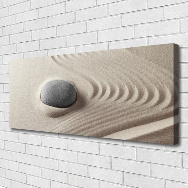 Tablou pe panza canvas Gresii Art Brown Gri
