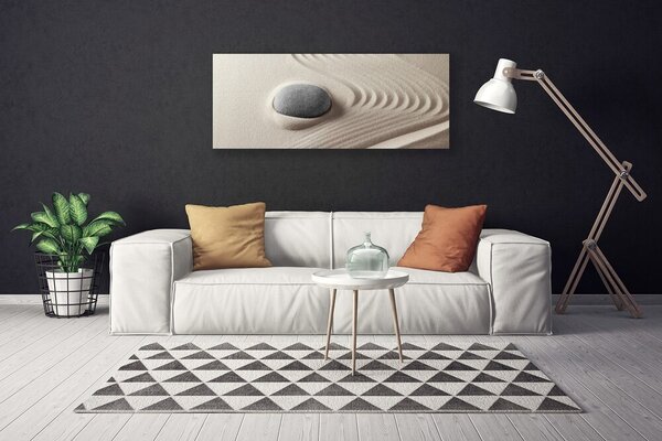 Tablou pe panza canvas Gresii Art Brown Gri