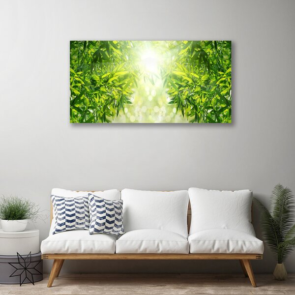 Tablou pe panza canvas Frunze Natura verde