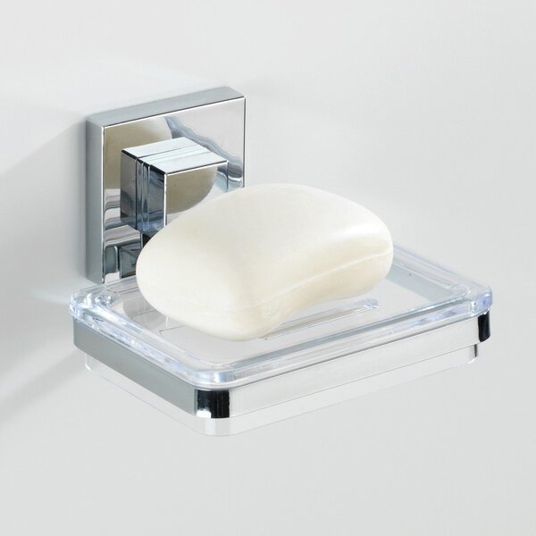 Wenko VL Quadro săpunieră perete transparent 22681100