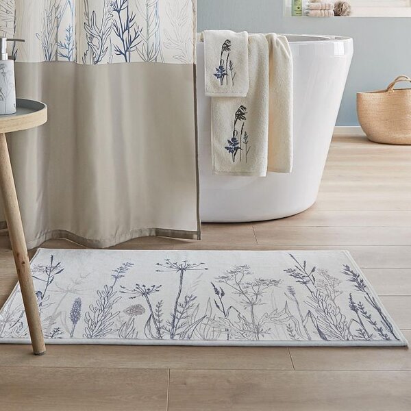 Kleine Wolke Savannah covor de baie 100x60 cm dreptunghiular bej-mix culori 9166148519