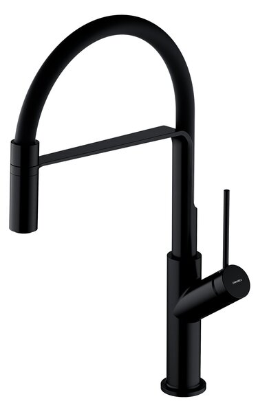 Omnires Vita baterie bucătărie pe picior negru VI6350BLBL