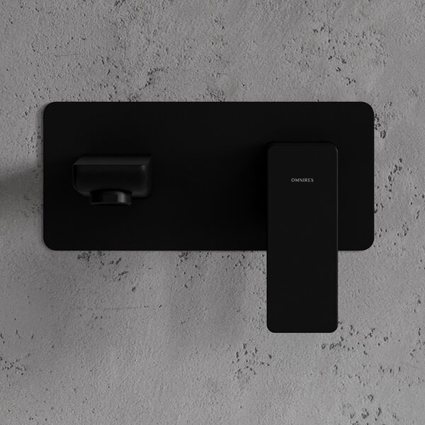Omnires Parma baterie lavoar ascuns negru PM7415BL