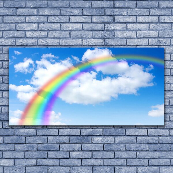 Tablou pe panza canvas Rainbow Natura Multi