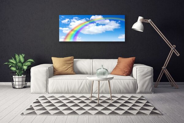 Tablou pe panza canvas Rainbow Natura Multi