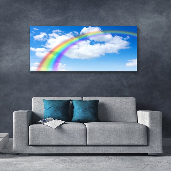Tablou pe panza canvas Rainbow Natura Multi