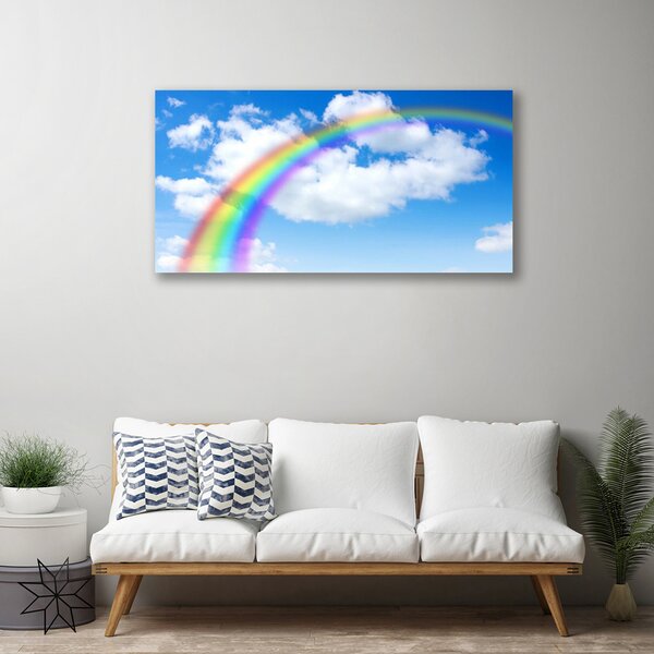 Tablou pe panza canvas Rainbow Natura Multi