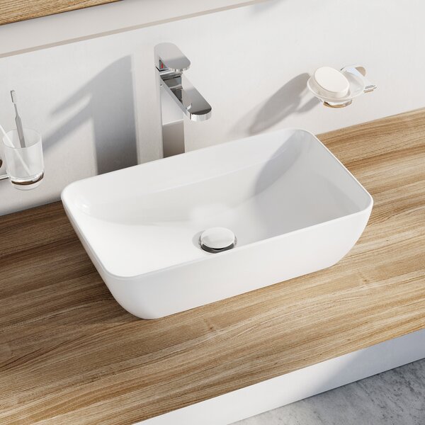 Ravak Uni lavoar 50x31 cm dreptunghiular de blat alb luciu XJX01150001