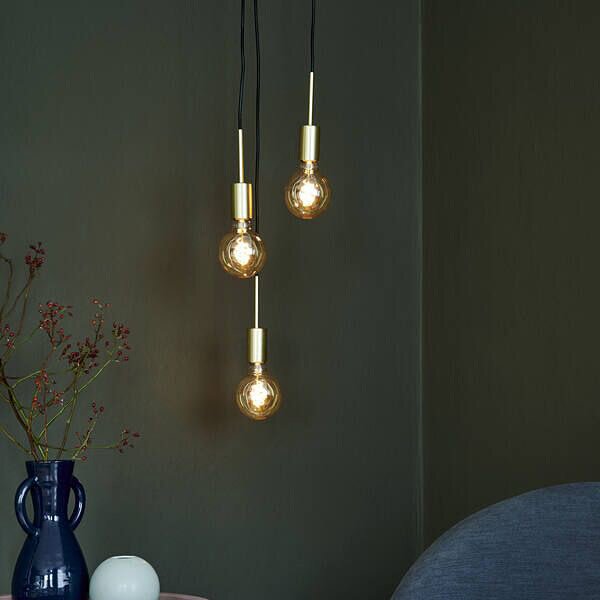 Nordlux Paco lampă suspendată 3x40 W alamă 2112063035