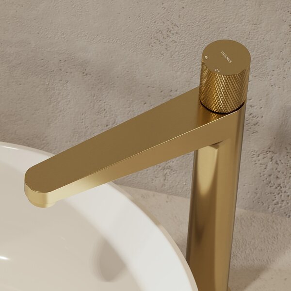 Omnires Contour baterie lavoar stativ auriu CT8012GLB