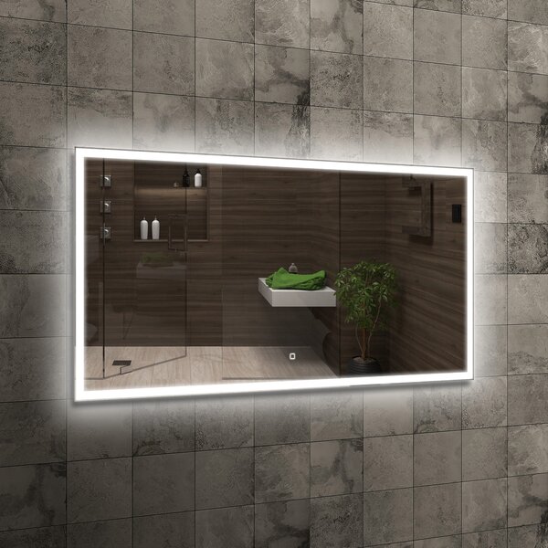 Venti Prymus oglindă 120x60 cm dreptunghiular cu iluminare 5907459662306