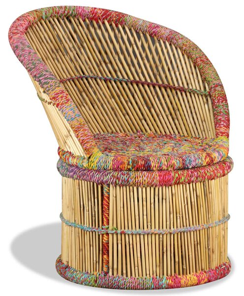 Scaun din bambus cu detalii Chindi
