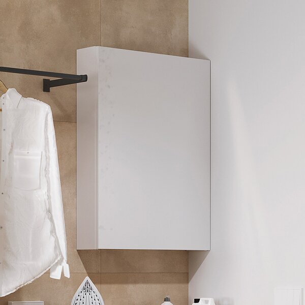 Cersanit City dulap 40x13.8x80 cm laterala pe perete alb S584-020-DSM