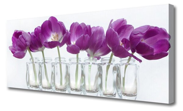 Tablou pe panza canvas Flori roz Floral