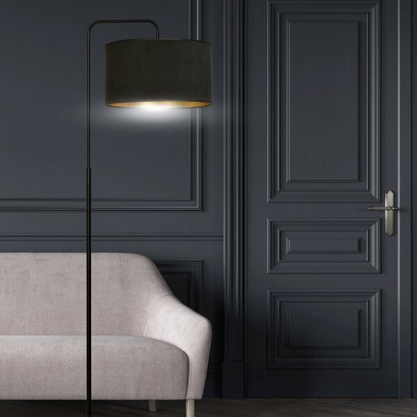 Emibig Hilde lampă de podea 1x15 W negru-auriu 1054/LP1