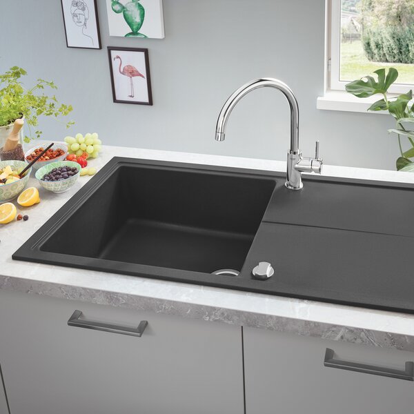 Grohe K400 chiuvetă din granit 100x50 cm negru 31641AP0