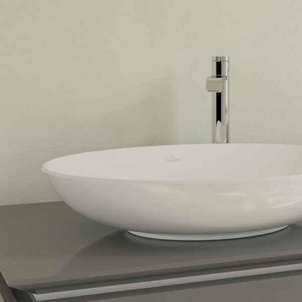 Villeroy & Boch Loop & Friends lavoar 62x42 cm ovale de blat alb luciu 4A480101