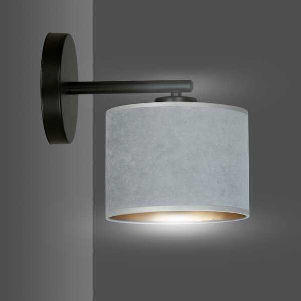 Emibig Hilde lampă de perete 1x15 W negru-auriu-gri 1050/K1