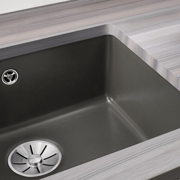 Blanco Subline 500-U chiuveta din ceramica 54.3x45.6 cm negru 523740