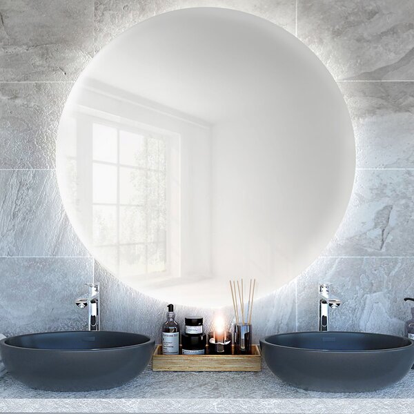 Baltica Design Bright oglindă 60x60 cm rotund cu iluminare 5904107912585