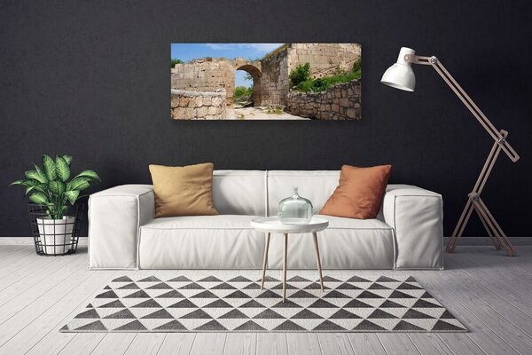 Tablou pe panza canvas Ruina Arhitectura Gray Brau