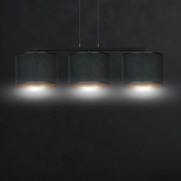 Emibig Hilde lampă suspendată 1x15 W negru-auriu 1054/3