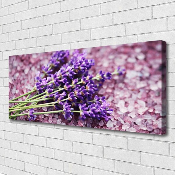 Tablou pe panza canvas Flori Floral violet