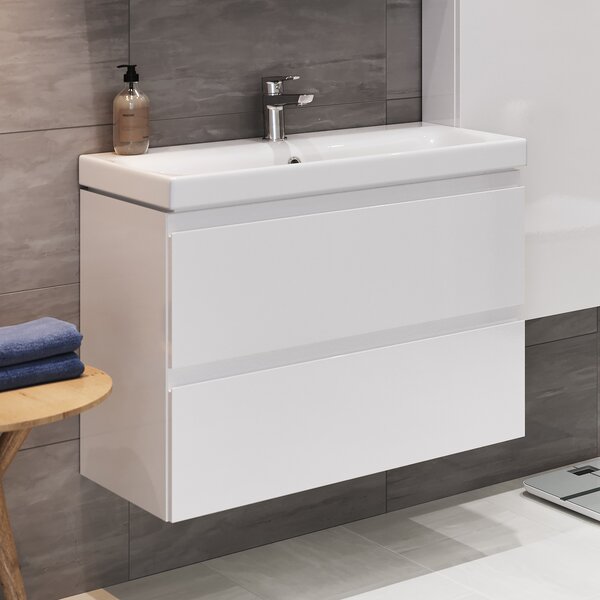 Cersanit Moduo dulap 59.5x44.7x57 cm sub chiuveta pe perete gri S929-009