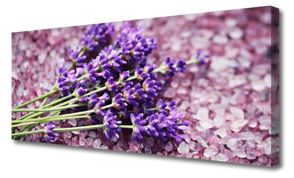 Tablou pe panza canvas Flori Floral violet