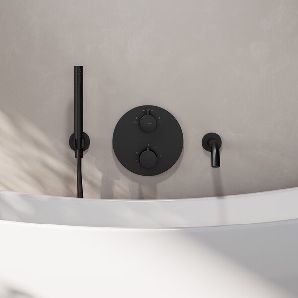 Cersanit Inverto set de duș perete negru S951-709