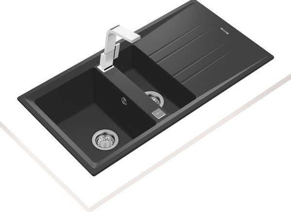 Teka Stone chiuveta tegranit 100x51 cm gri/grafit/onix 115360013