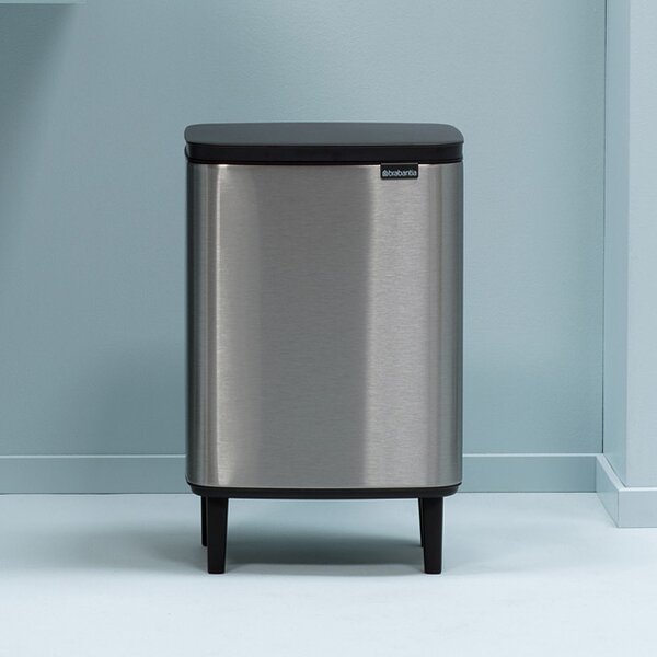 Brabantia Bo cos de gunoi 12 l oţel 227264