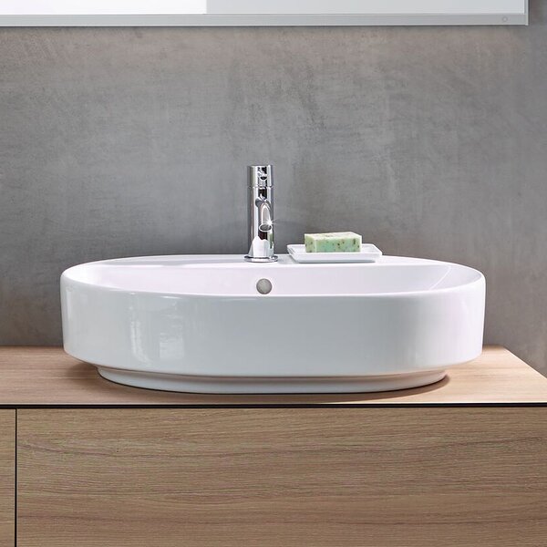 Geberit Variform lavoar 50x40 cm ovale de blat alb luciu 500.775.01.2