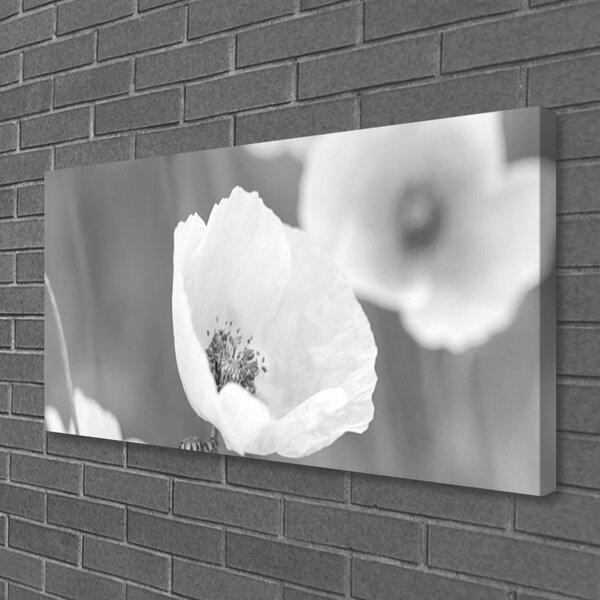 Tablou pe panza canvas Maci Floral Gray