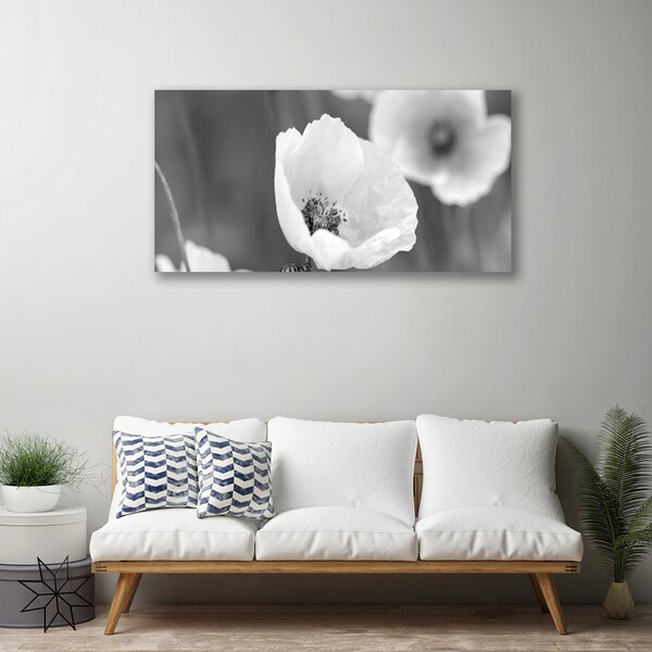 Tablou pe panza canvas Maci Floral Gray