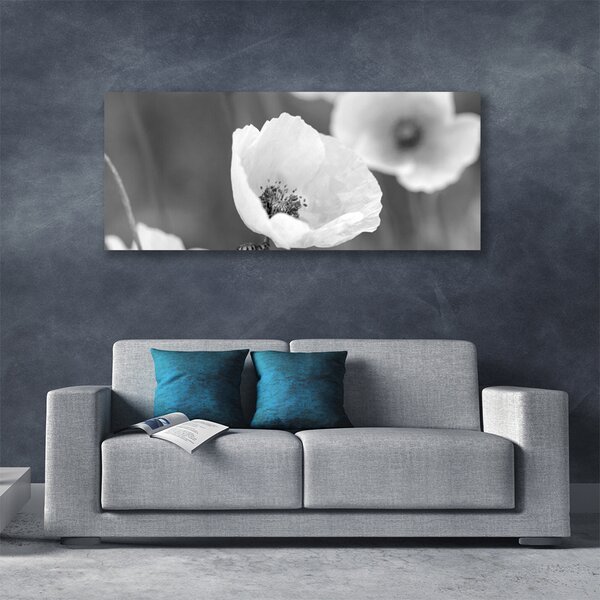 Tablou pe panza canvas Maci Floral Gray
