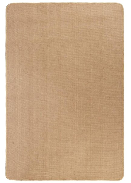 Covor de iută cu spate din latex, 120 x 180 cm, natural