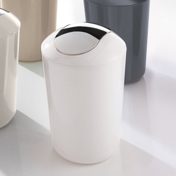 Kleine Wolke Glossy cos de gunoi 5 l crom-gri 5063901858