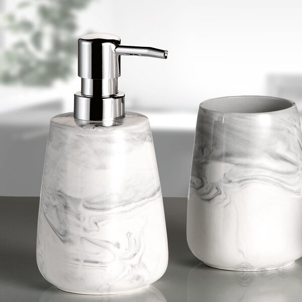 Kleine Wolke Marble dozator săpun 350 ml alb-gri 5854901854