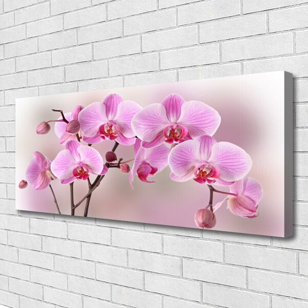Tablou pe panza canvas Flori roz Floral