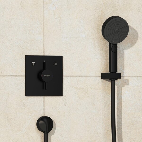 Hansgrohe DuoTurn E baterie cadă-duș ascuns negru 75417670