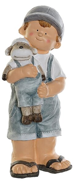 Statueta Boy with Hippo 48 cm
