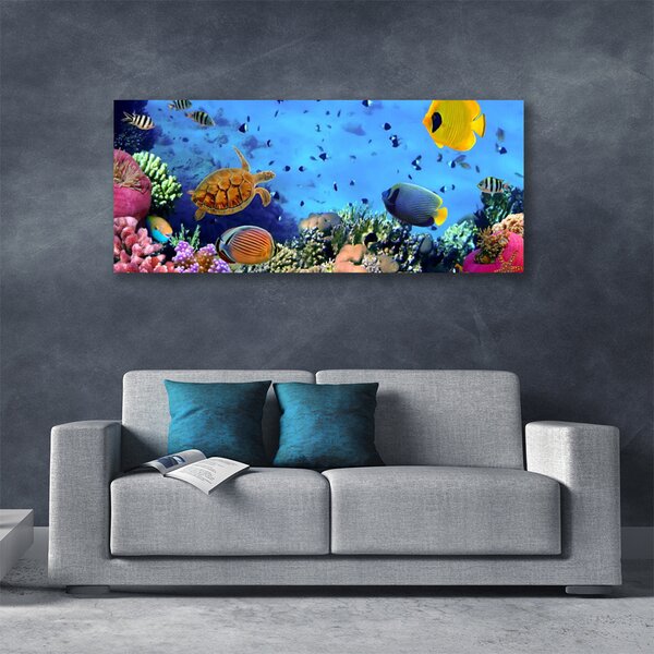 Tablou pe panza canvas Coral Reef Natura Multi