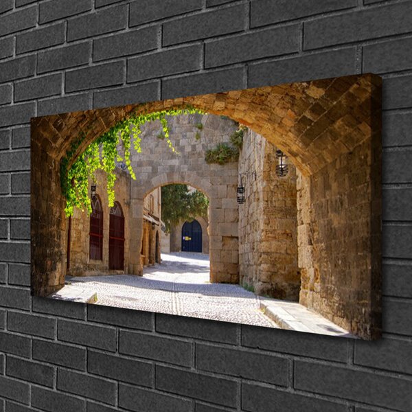Tablou pe panza canvas Tunel Arhitectura Maro Gri
